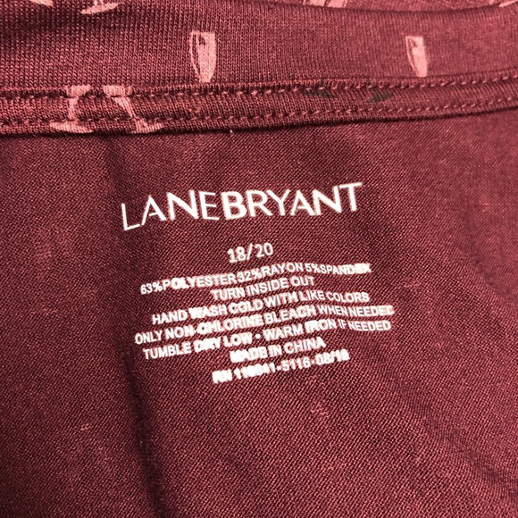 ➕ Lane Bryant Champagne Glass Tunic Top Sz 18 20 - Picture 6 of 7